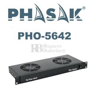 M�dulo 2 Ventiladores 120 mm Rack | Phasak PHO-5642